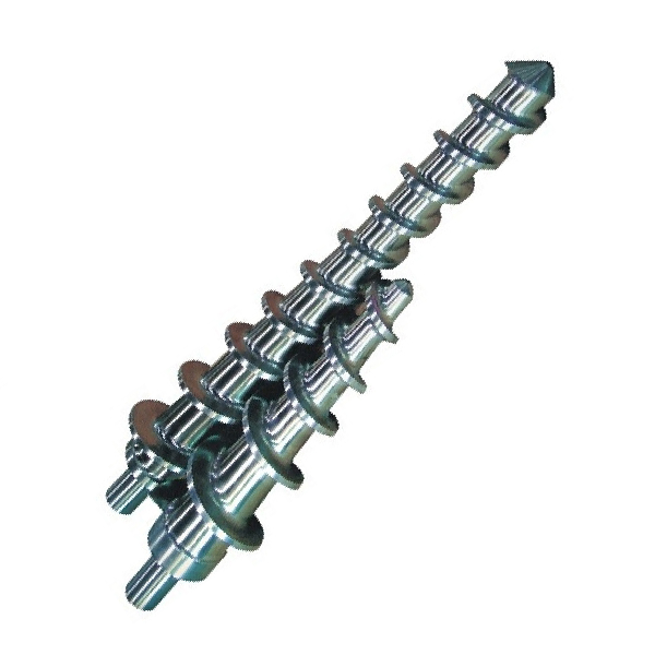 Rubber screw barrel